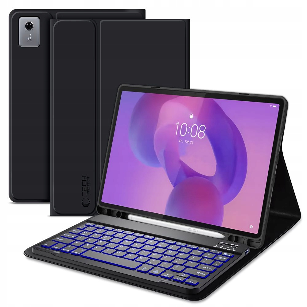 Pouzdro s Bluetooth klávesnicí pro Lenovo Idea Tab Plus 12.1