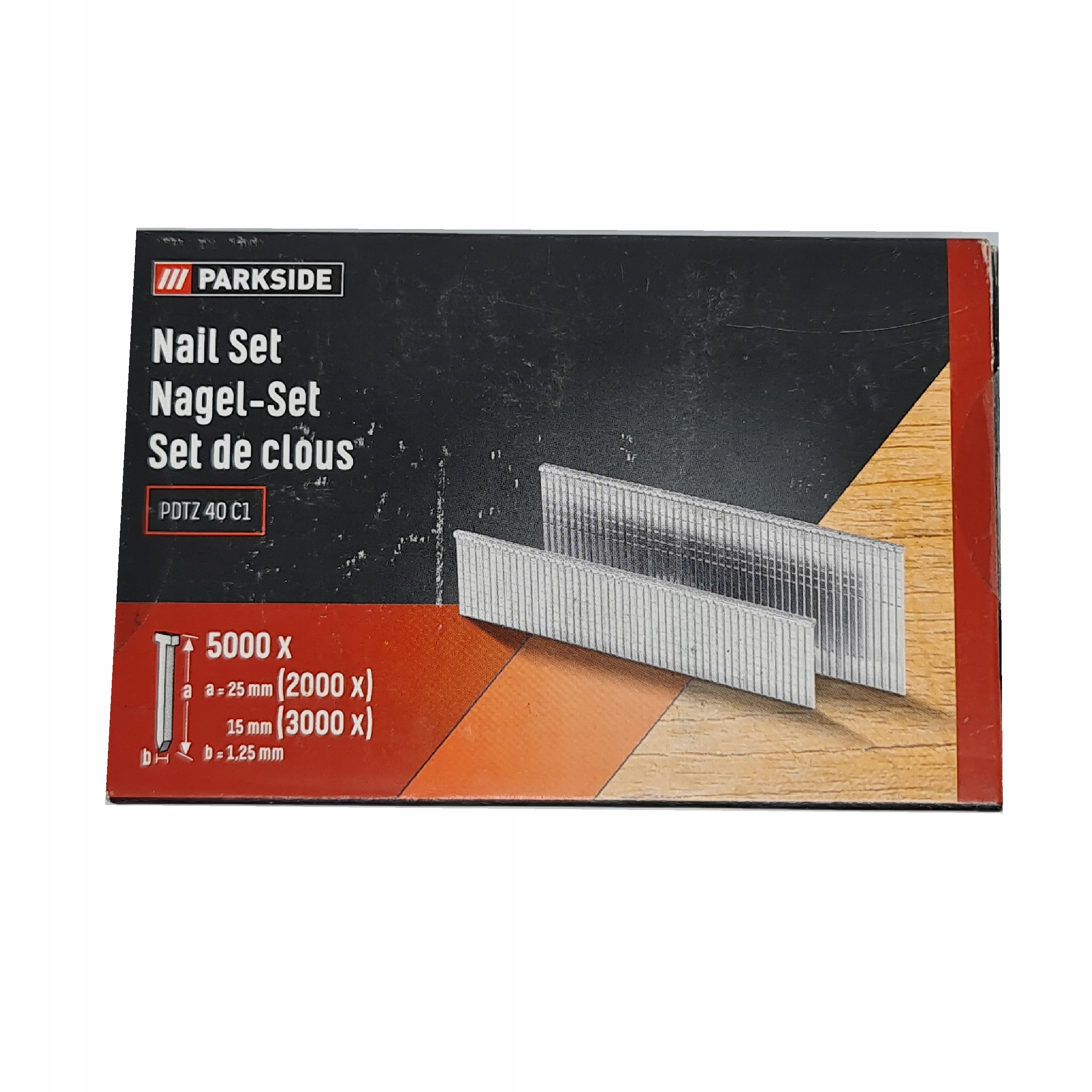 

Sztyfty Parkside Gwoździe typ 47 15/25mm do pet25