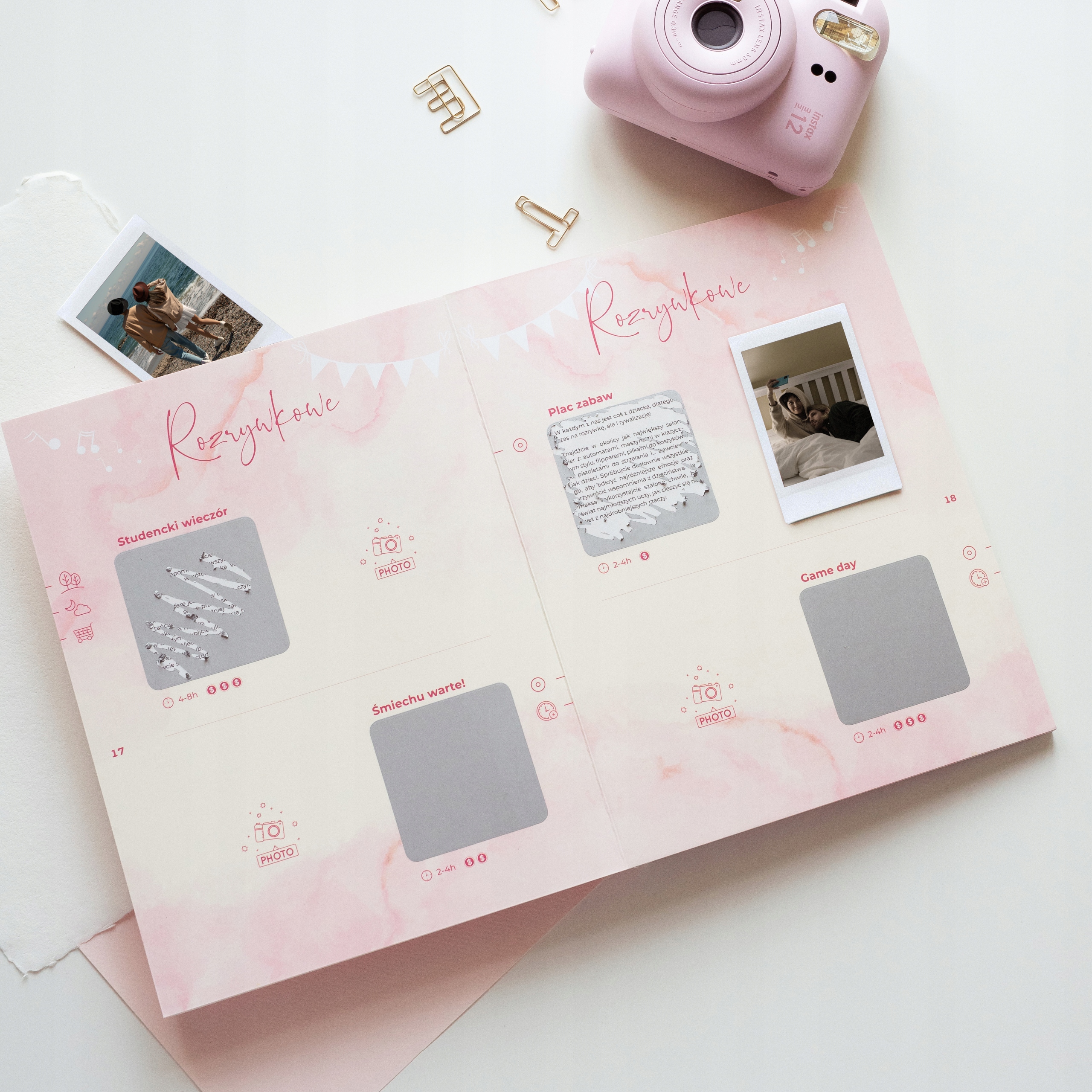 The Story Time - album dla par zdrapki przygody Model Album dla par