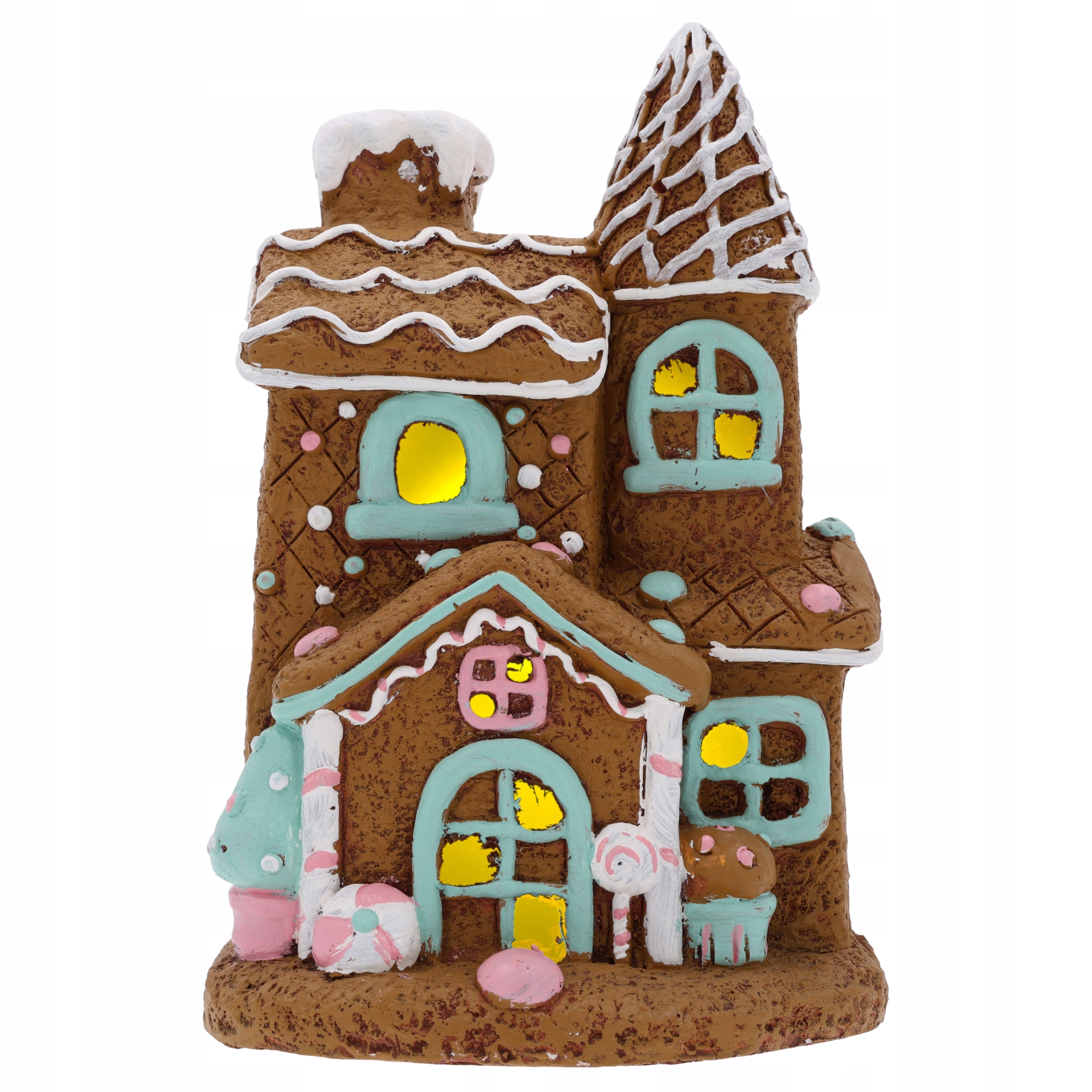 Perníkový domeček, svítící vánoční dekorace, velká figurka, dárek, lampion