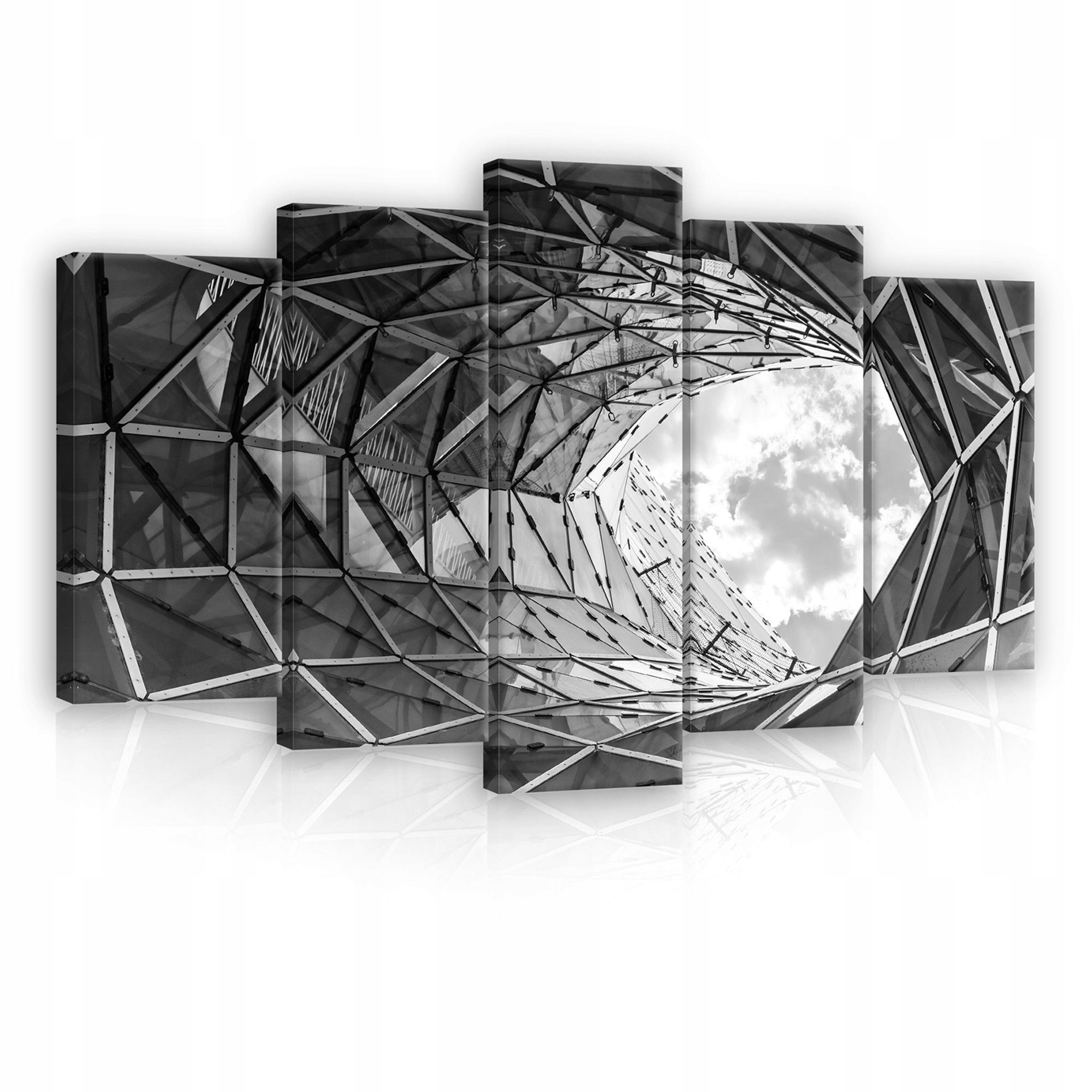 Obraz 100x60 Geometrie Architektura Tunel Prostor Futurismus Abstrakce