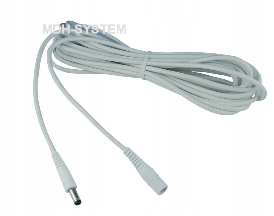 PRZEDŁUŻACZ ZASILANIA DC DO KAMER 5 M PRZEWÓD 5m Marka Inna