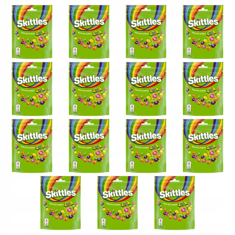 Skittles Crazy Sours 152 g X15