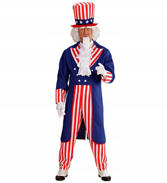 Kostým Strýc Sám Americký Usa Amerika XXL