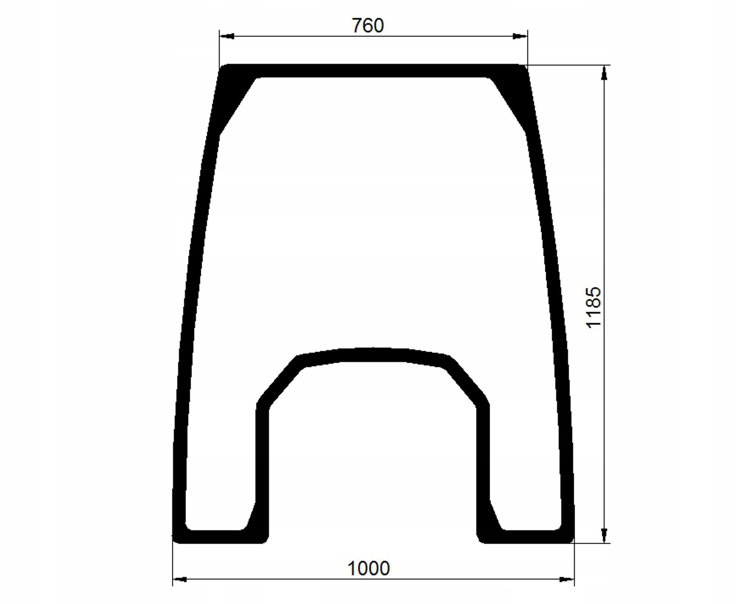 čelní sklo pro traktoru Deutz-Fahr 0.0162105010