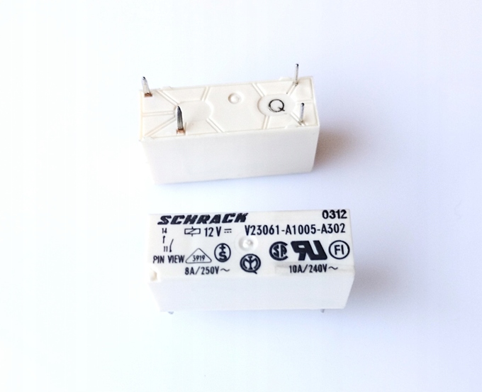 [1szt] Przekaźnik zwierny V23061-A1005-A302 (-A402) cewka 12VDC prąd 8A