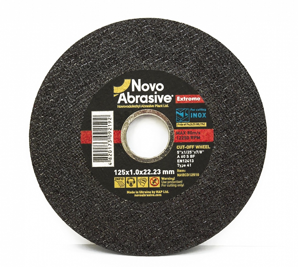 

Tarcze do cięcia metalu Novoabrasive Extreme 125mm