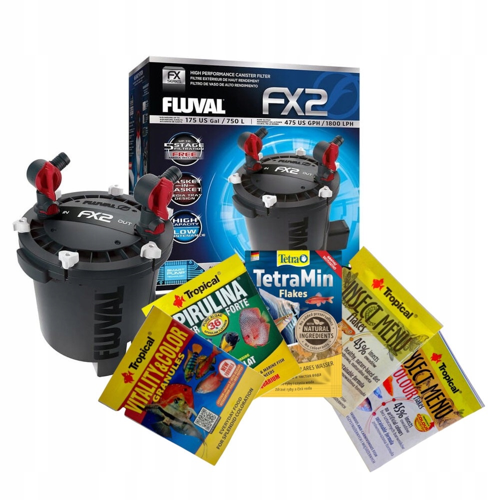 Fluval FX-2 vnější filtr do 750 l bonus