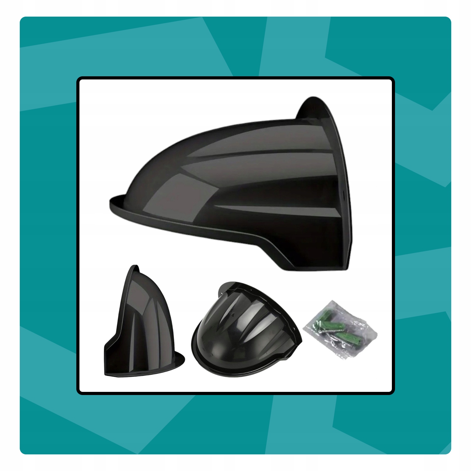 UNIWERSALNY DASZEK OSŁONA PRZECIWDESZCZOWA DO KAMER IP CZARNY DELOSPRO Model DELOSPRO ROOF UNIWERSAL BLACK