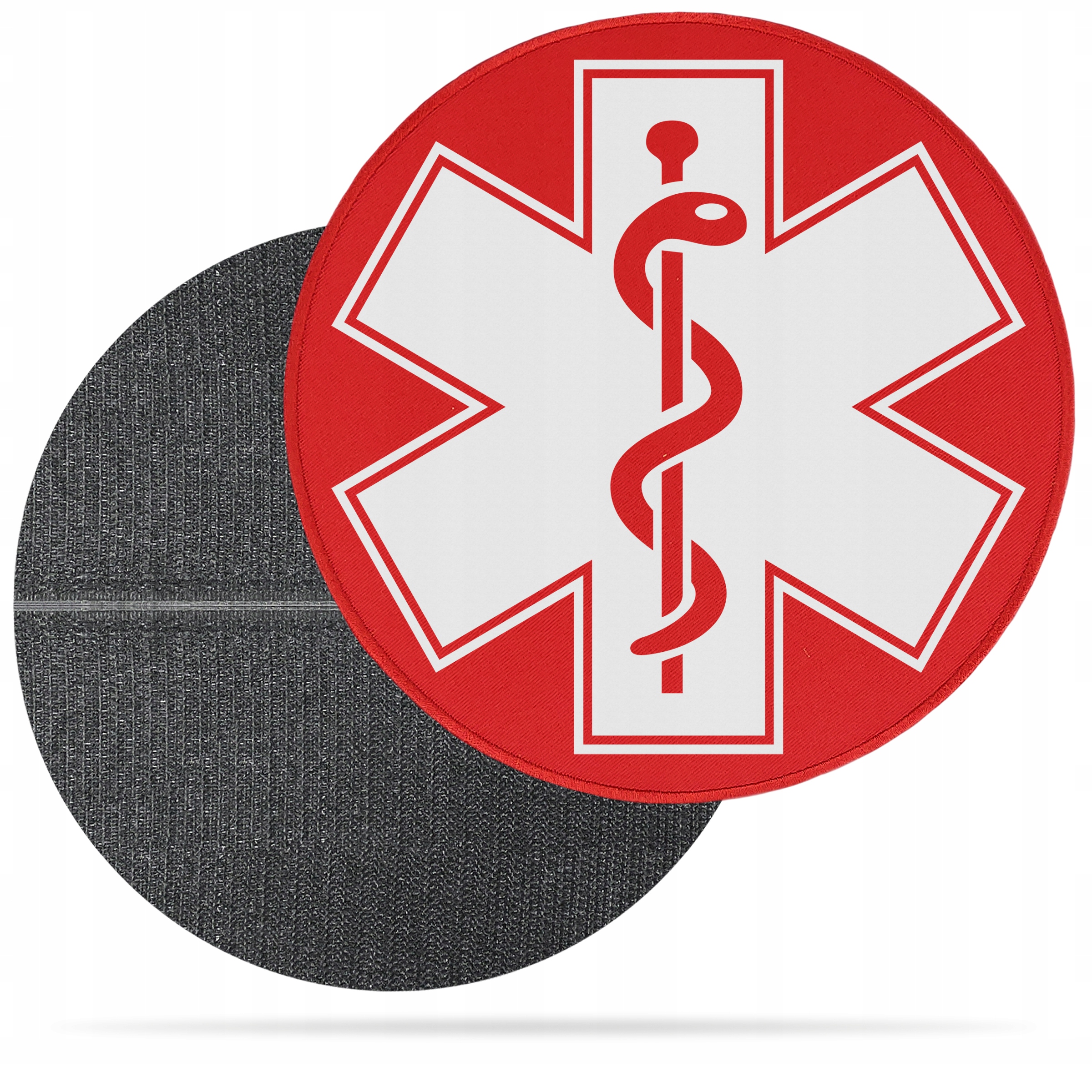 GWIAZDA ŻYCIA CZERWONA NASZYWKA Z RZEPEM - ESKULAP