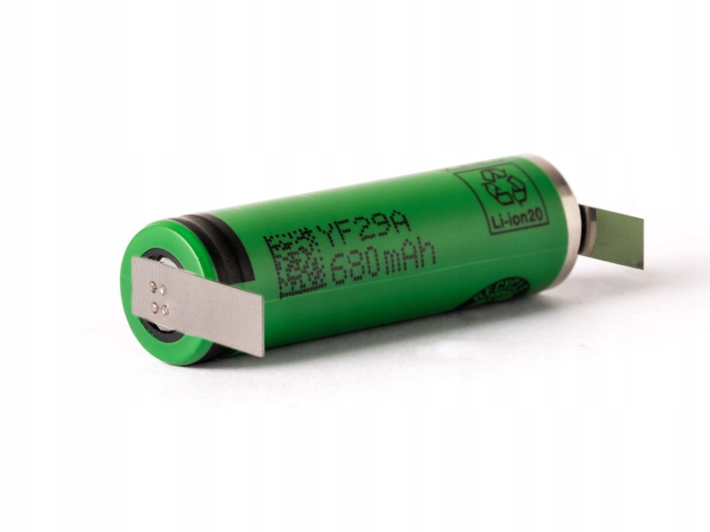 

Sony US14500VR2B 715mAh 3,6 -3,7V Li-ion blaszki