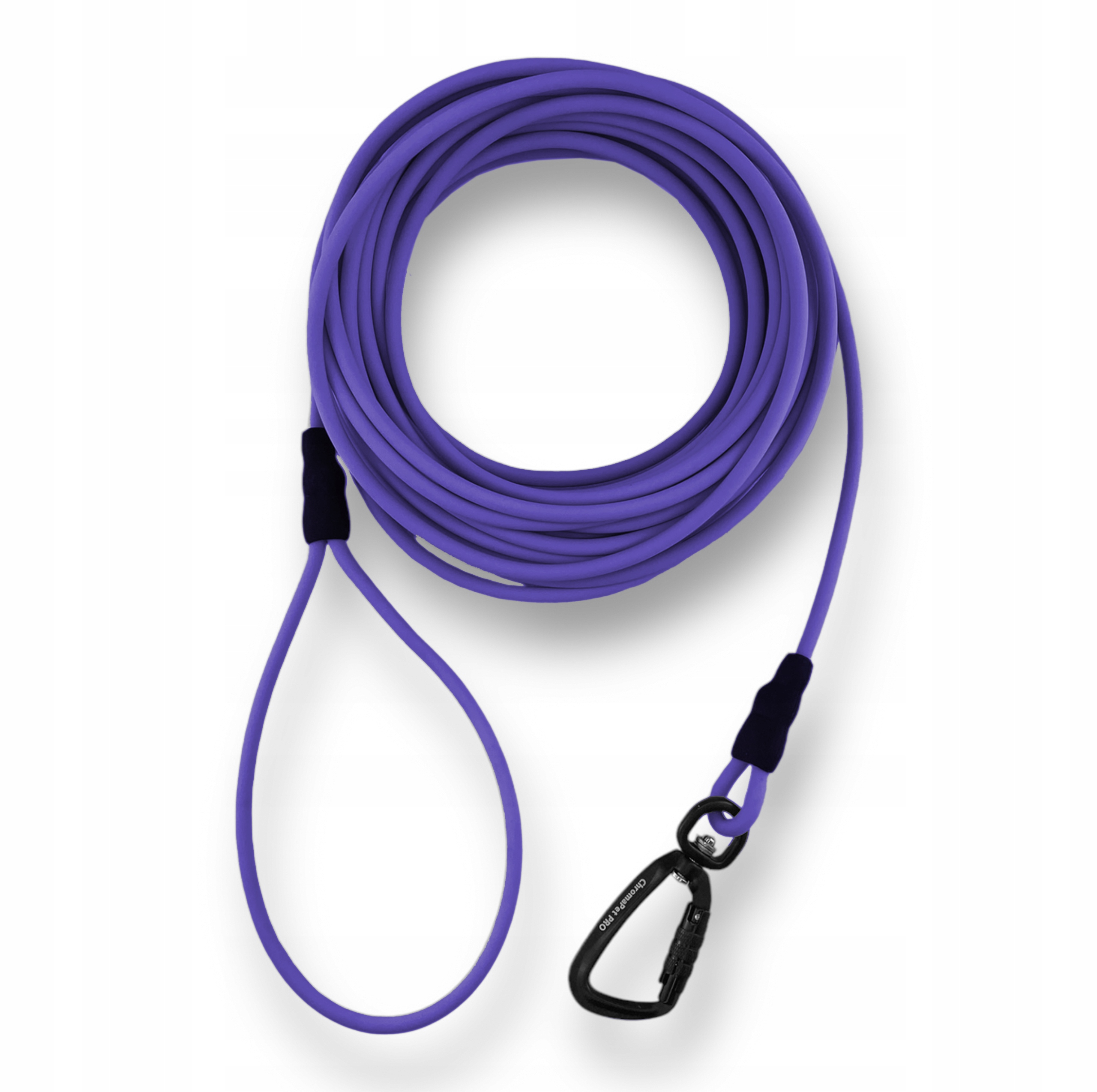 Levně Ultra Lehká treningové vodítko pro psy biothane 10M Ultra Violet 6 mm