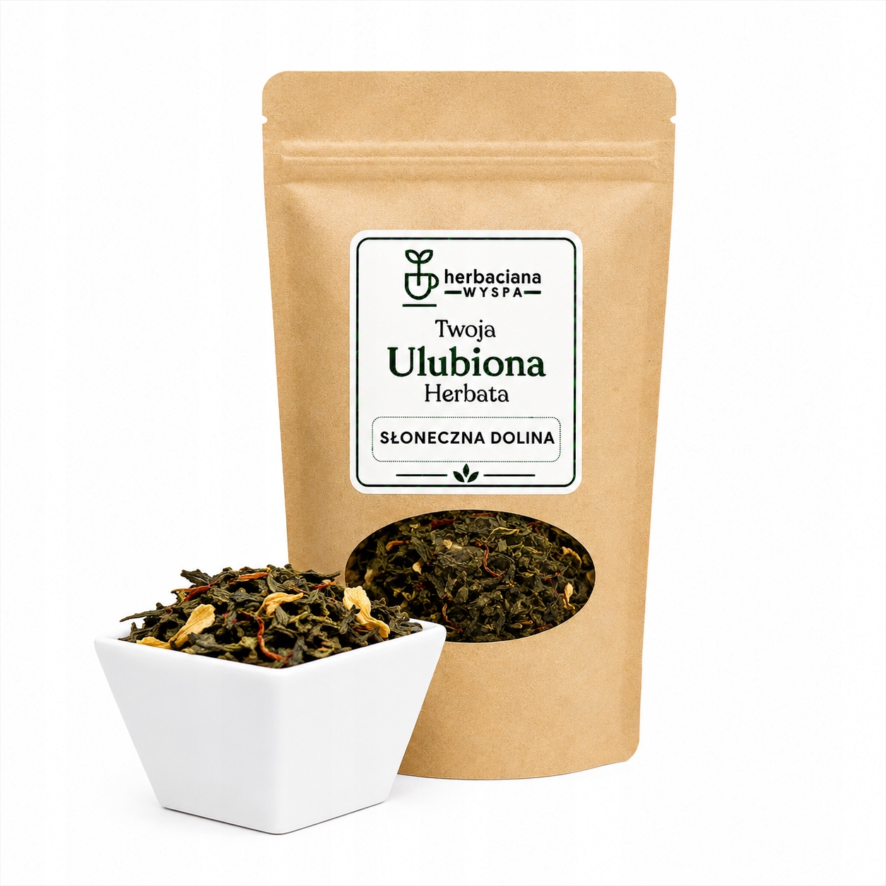 Slunečné údolí Zelený Čaj Sencha Jasmín Bílý Listnatý 1 kg