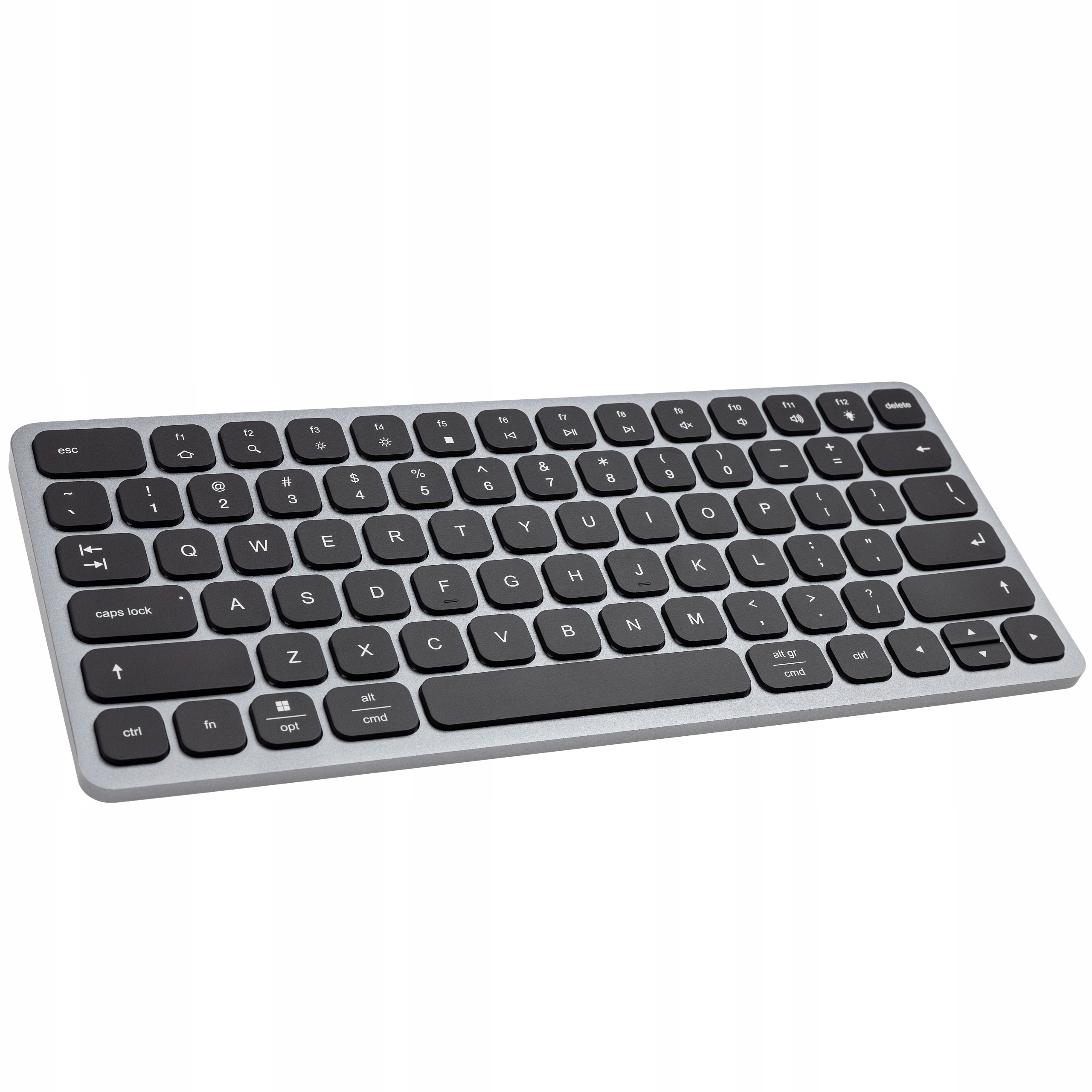 Klawiatura USB-C Axagon HMC-KB-US z hubem USB, czytnikiem microSD/SD, HDMI