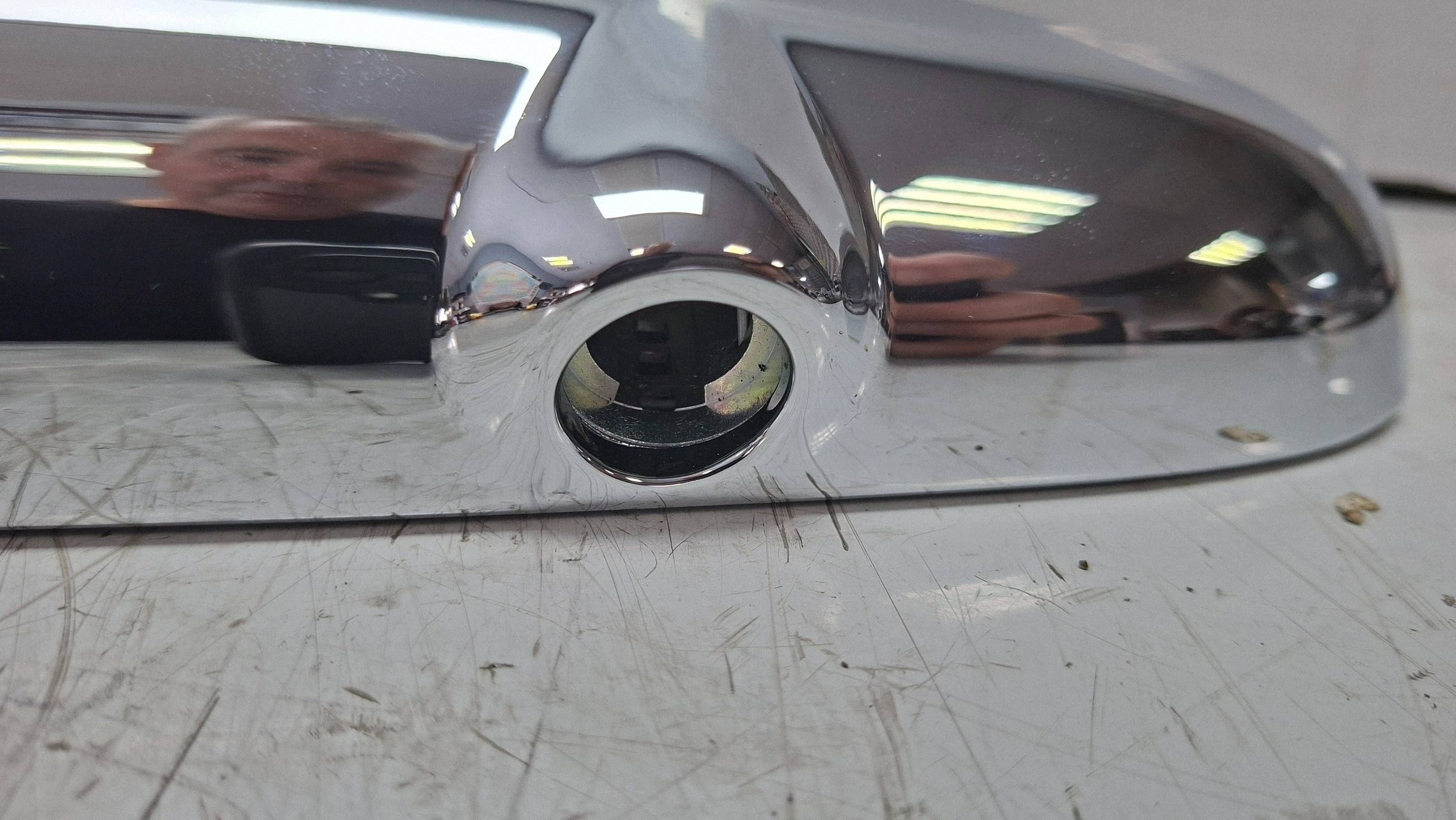 cap CHROM bonnet 735516207 FIAT 500 2007