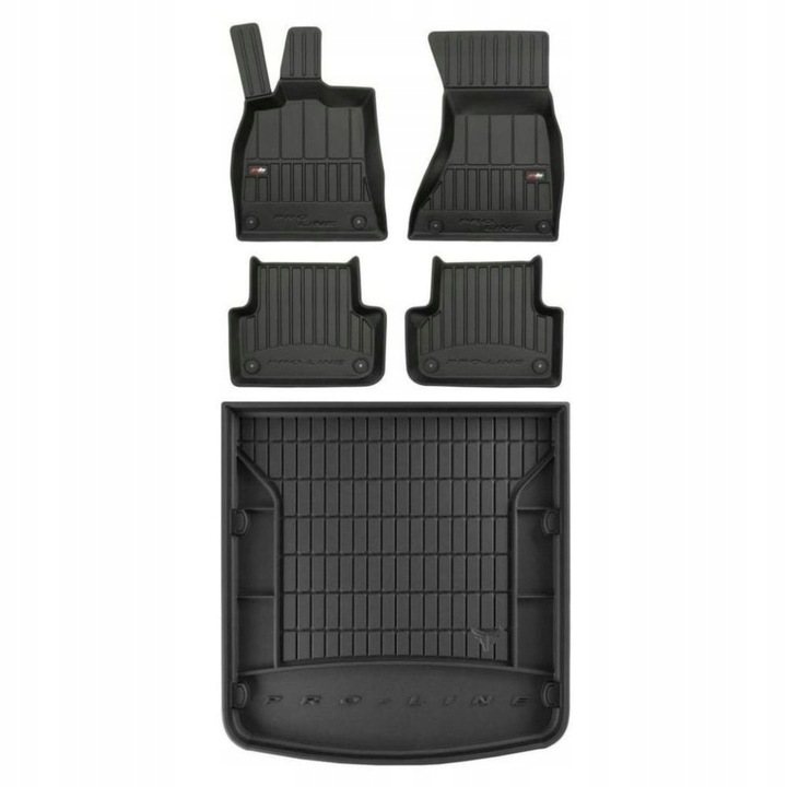 Set 3D Gumové rohože a rohože Audi A5 8T Sportback 2007-2015