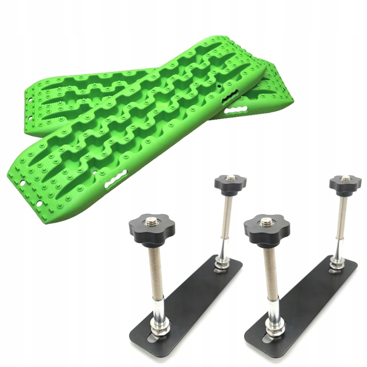 Trapy 10T Zelené nájazdy 106 cm Offroad piesok blato sneh Upevnenie