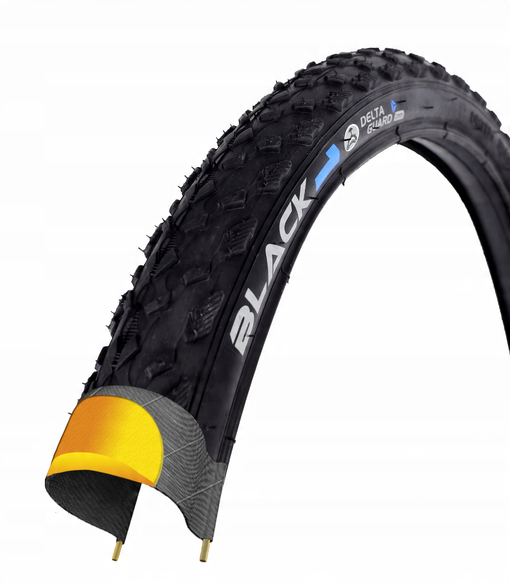 

Opona 26 x 2,2 55-559 BLACK1 antyprzebiciowa 1mm