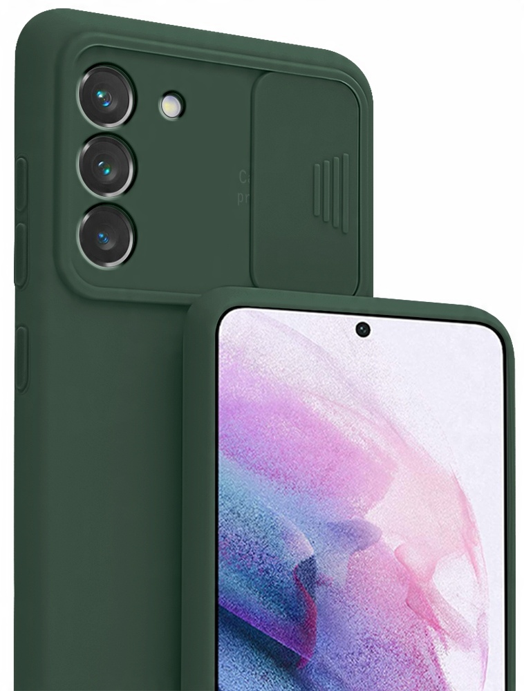 

Etui Silicone CamShield Szkło do Samsung S22+ Plus