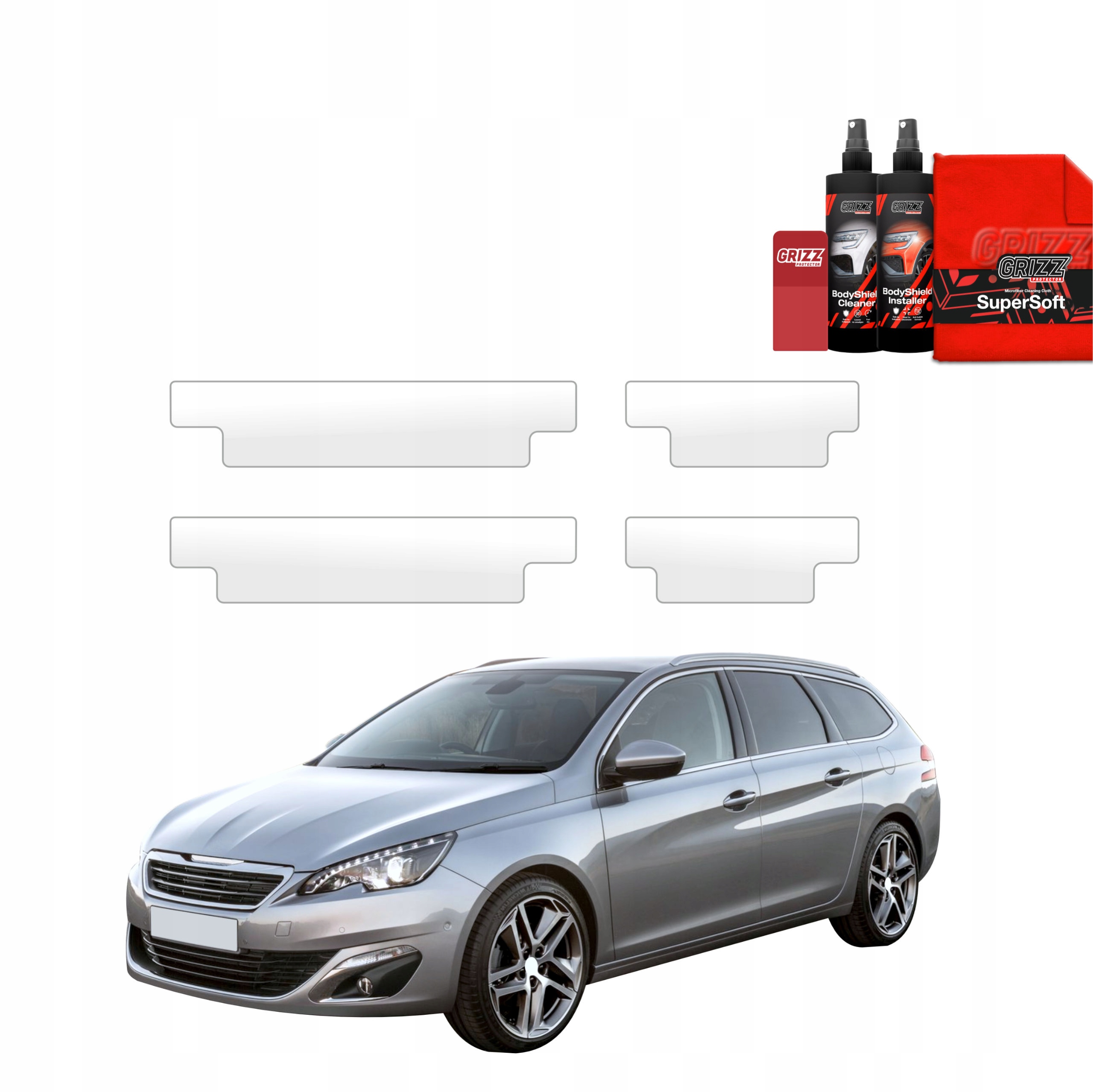 4v1 Fólie na prahy pro Peugeot 308 Kombi (2013-2021)