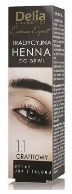 

Delia Henna Tradycyjna Do Brwi 1.1 Grafit