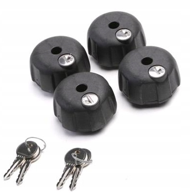 ЗАМОК БАГАЖНИКА ВЕЛОСИПЕДА РУЧКА ДЛЯ КЛЮЧІВ 4ШТ