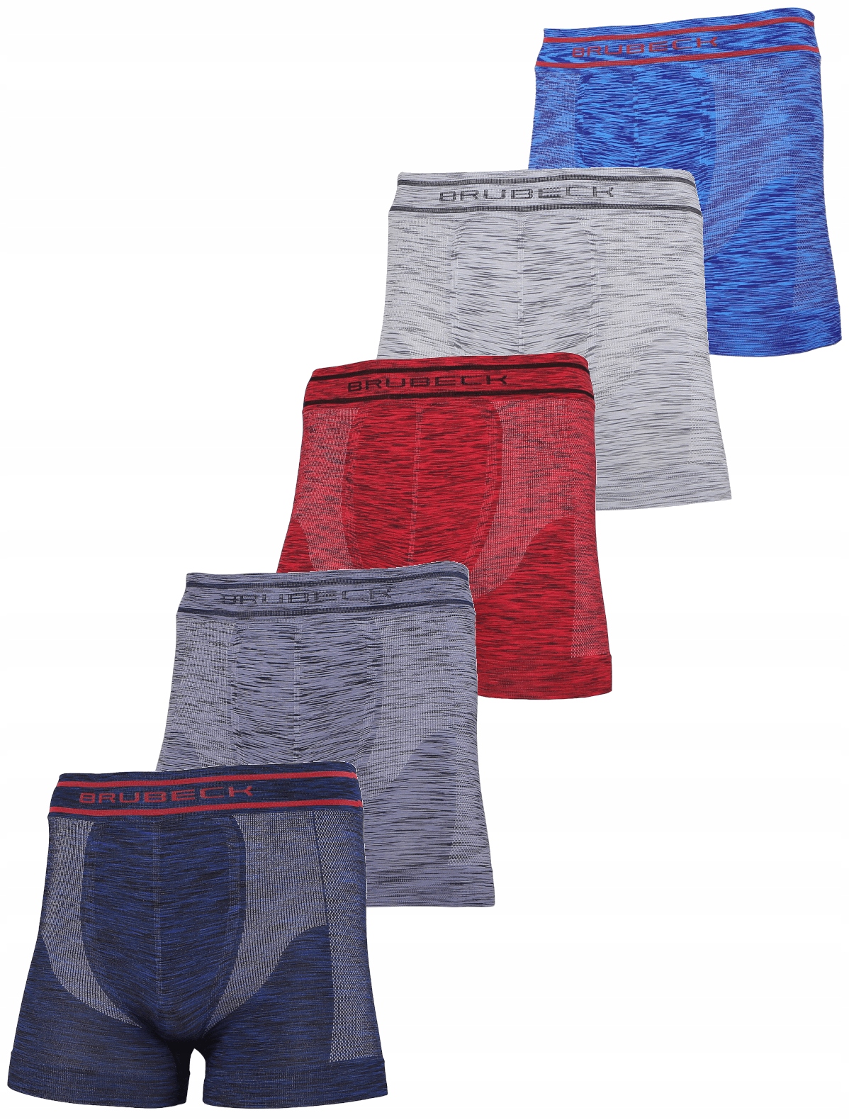 

5-PACK Męskie Bezszwowe Bokserki Fusion | XXL