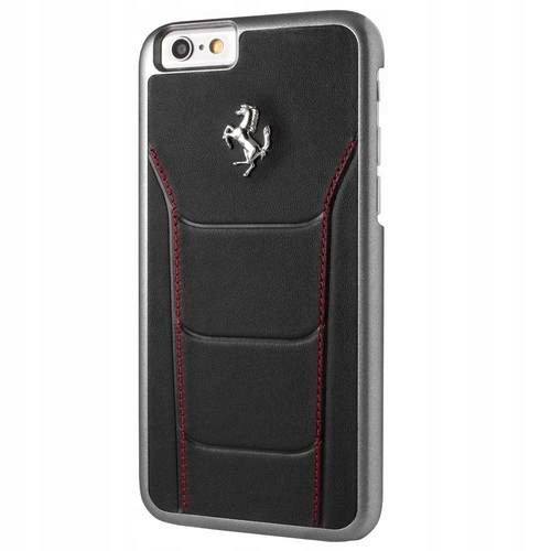 Etui Ferrari Gt 458 na iPhone 6 iPhone 6S czarno- czerwone Ferrari