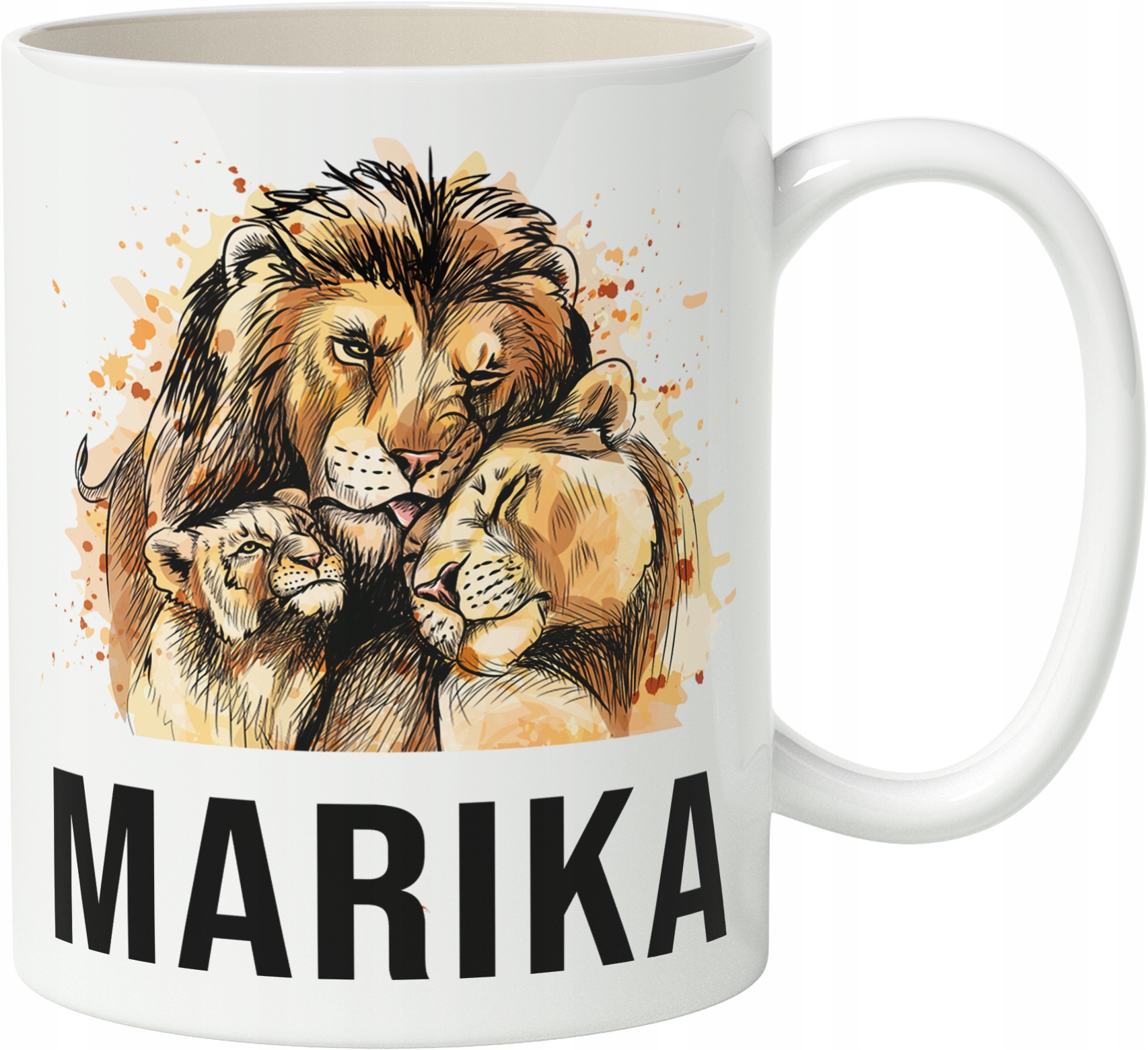 

Kubek Motyw Lew Lwy Upominek +dowolne Imię