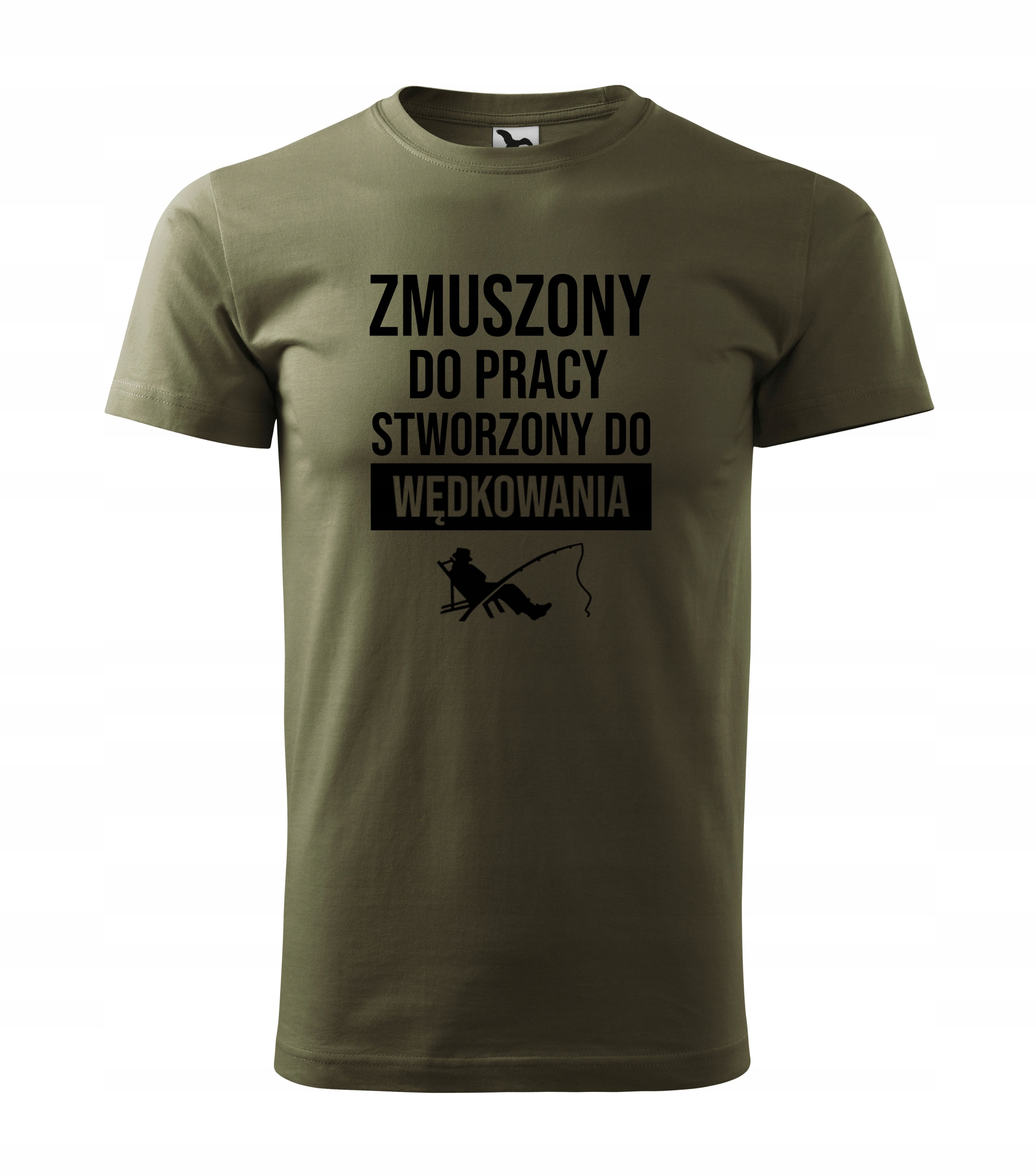 

Koszulka Stworzony Do Wędkowania Wędkarz