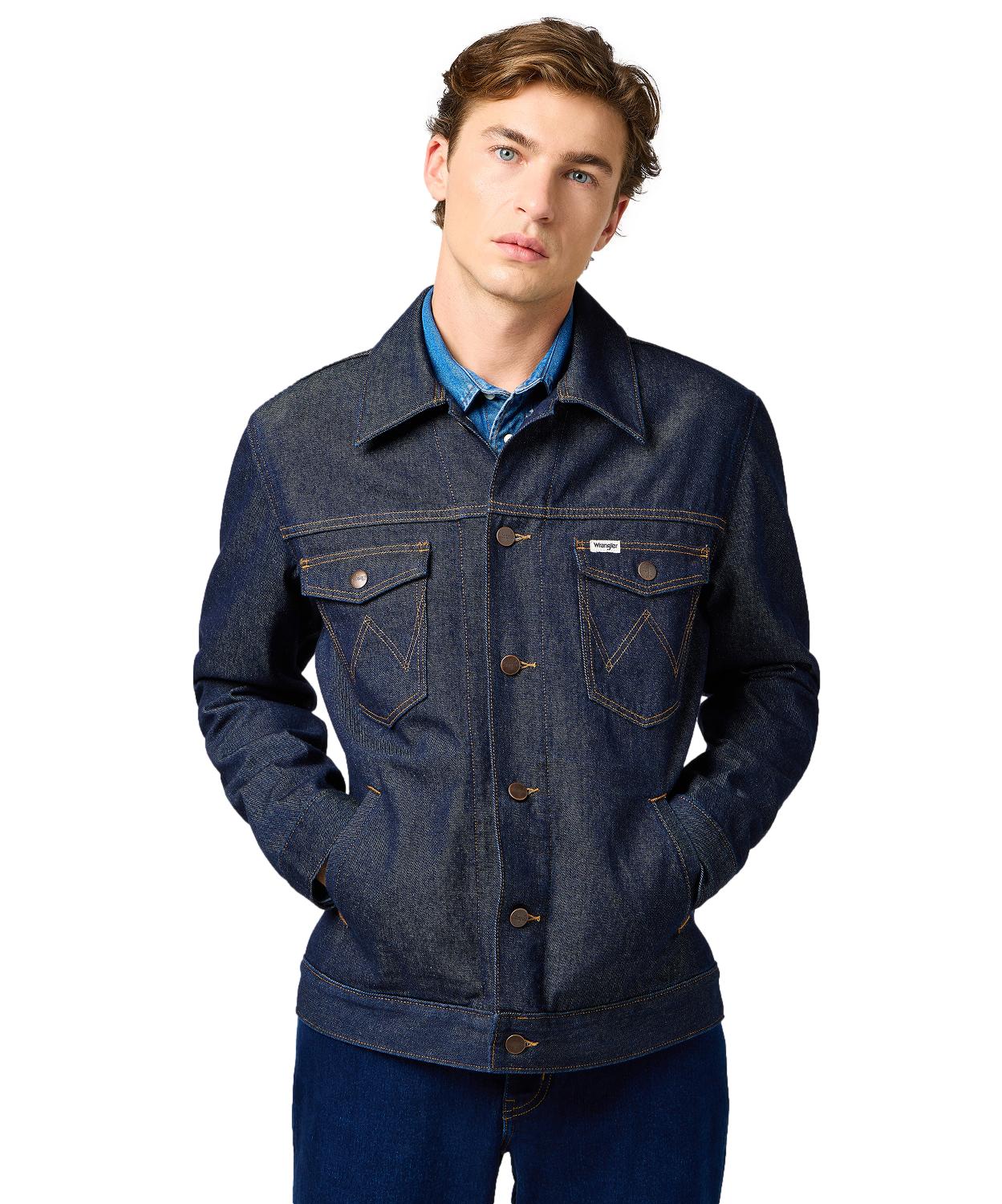 Bunda Katana Wrangler Regular Jacket 112362391 Rinsed Night XXL