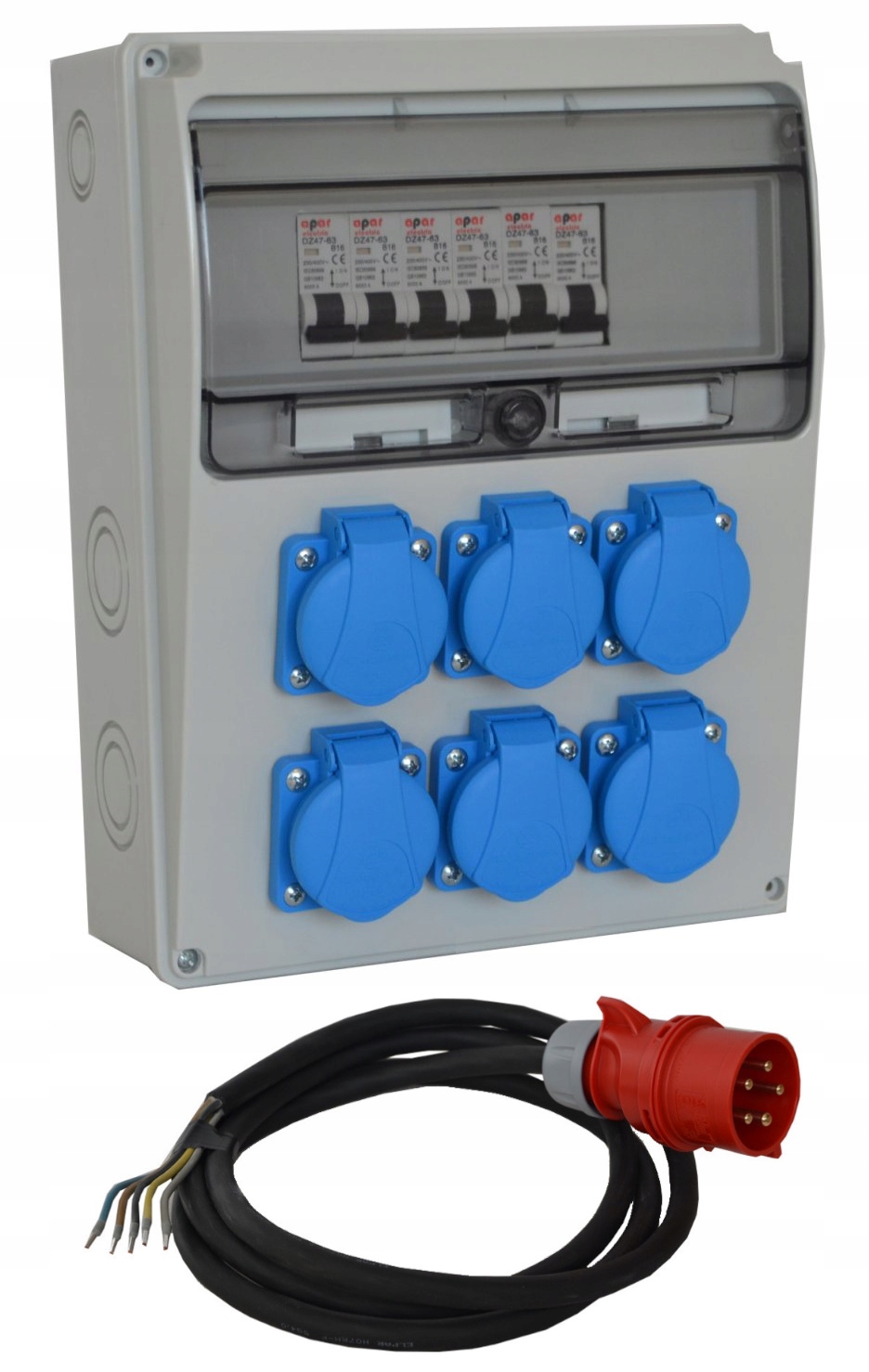 Elektrický stavební rozvaděč C316W kabel