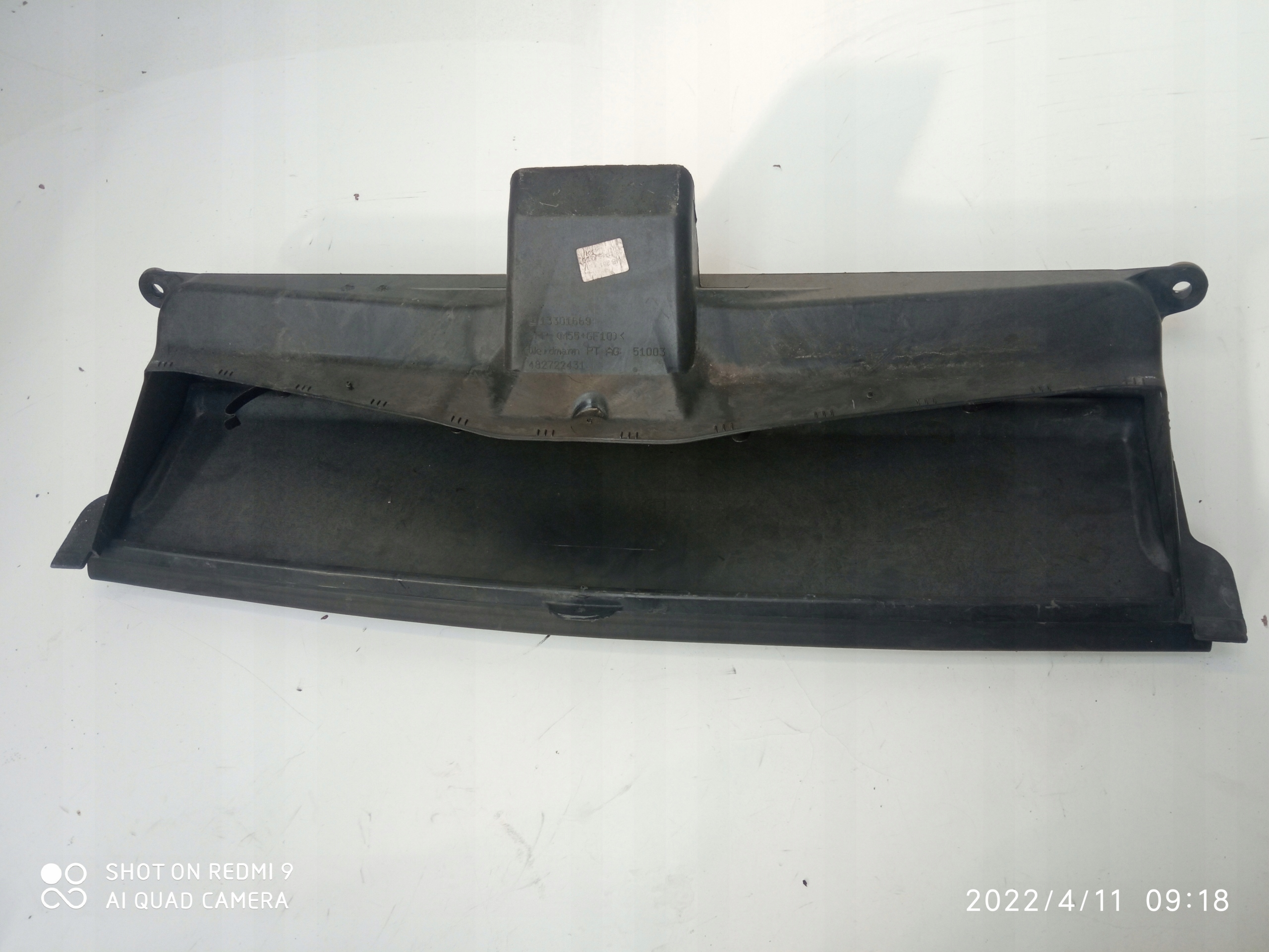 OPEL ZAFIRA C intake air duct torpedo