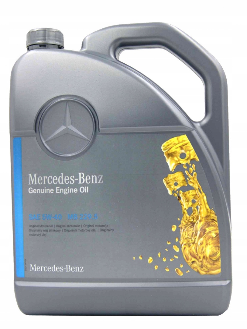 Motorový Olej Mercedes Mb 5W-40 229.5 5L Oem