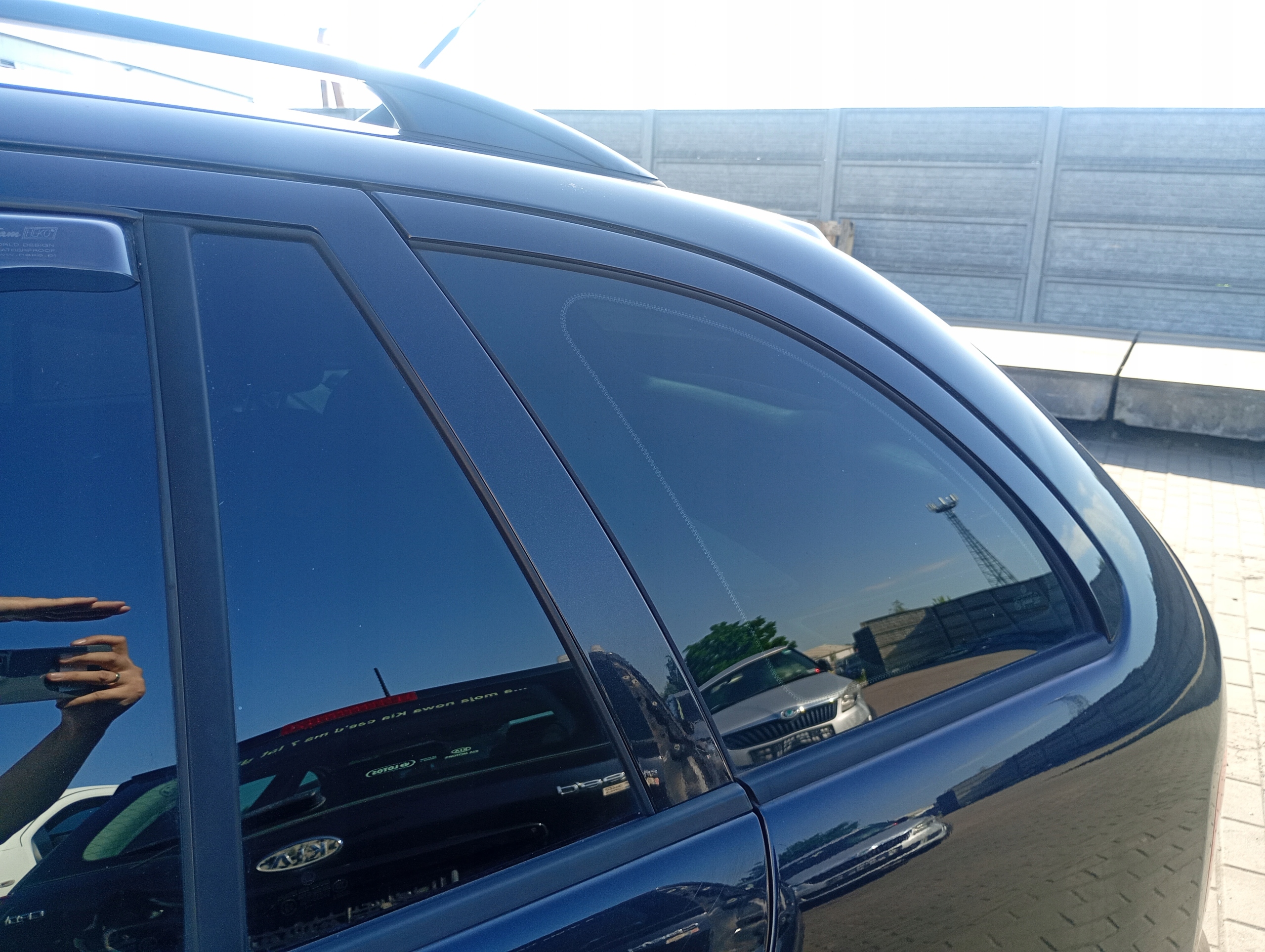 window side bodywork left rear part Skoda Fabia and 1 FL KOMBI 05-07