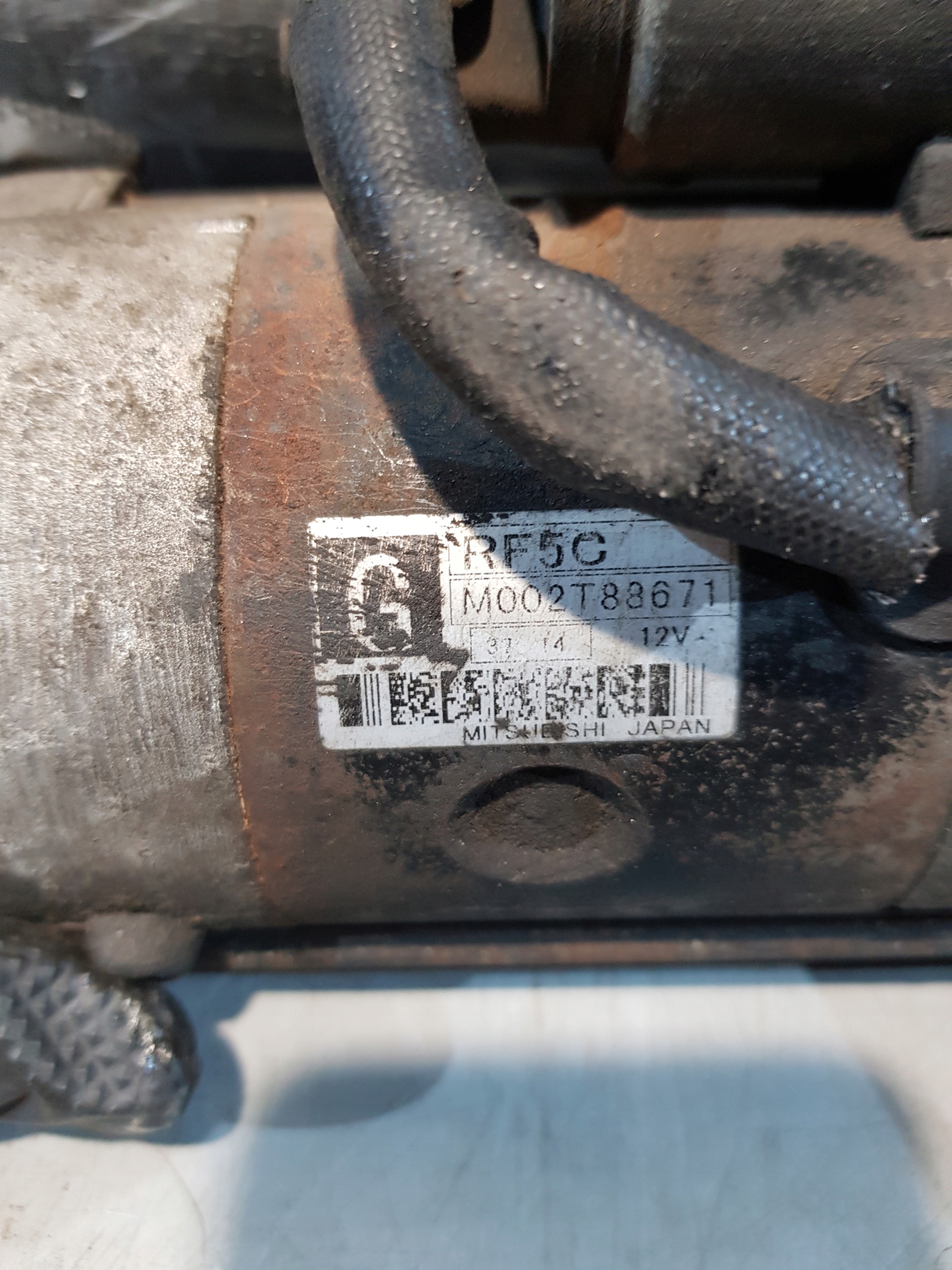 starter Mazda 6 GG OE M002T88671 RF5C