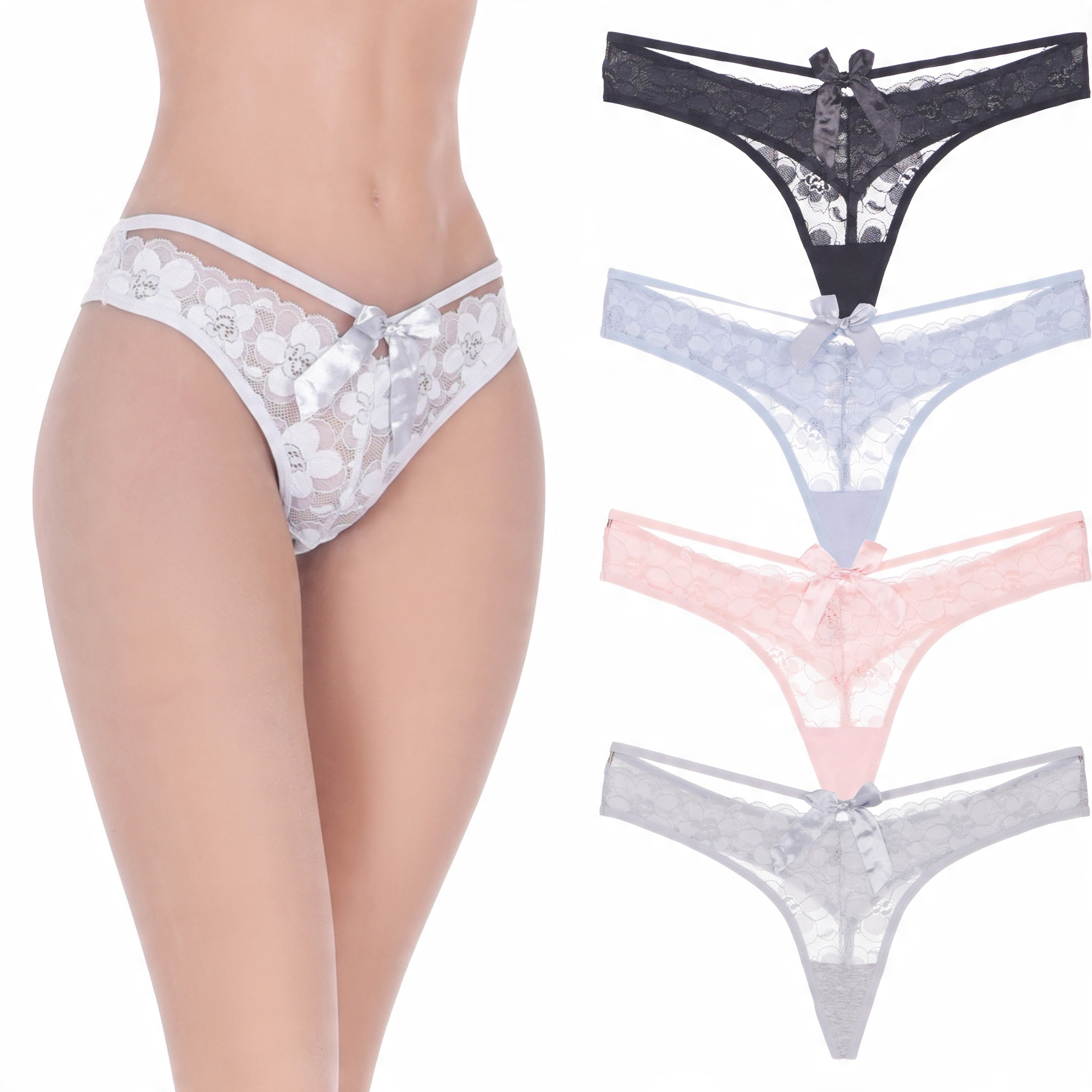 

Orirose Komplet Majtki damskie sexy String Koronka