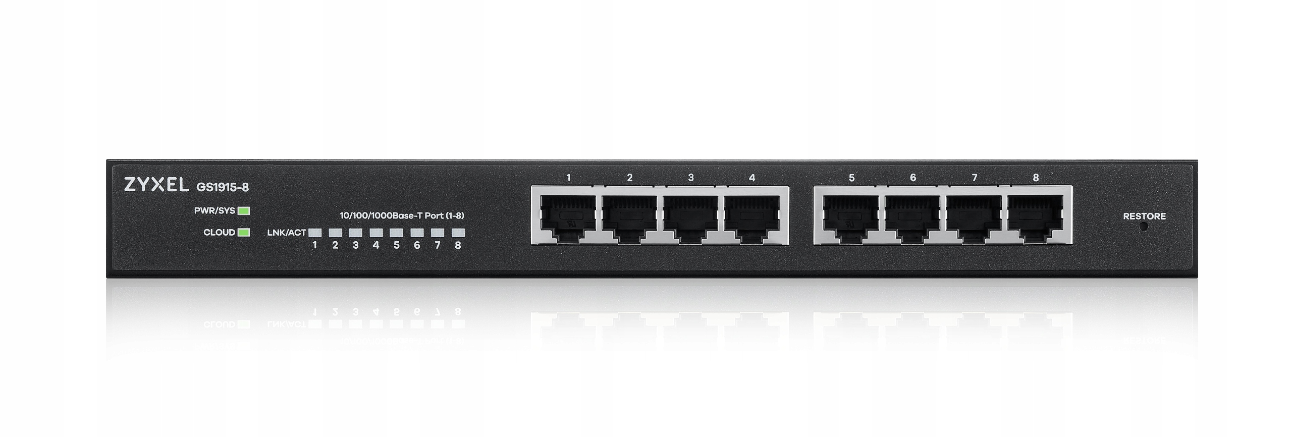 Switch Zyxel GS1915-8 spravovaný Gigabit Multicast