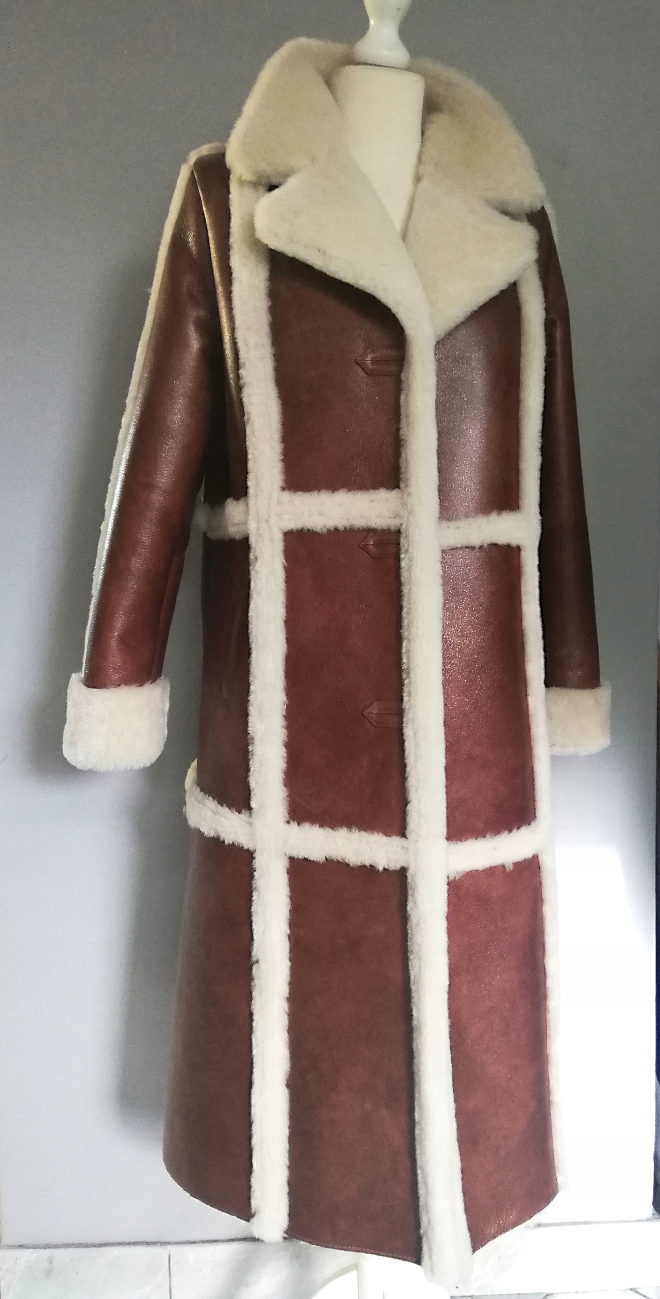 Kożuch Penelope 2 naturalny długi