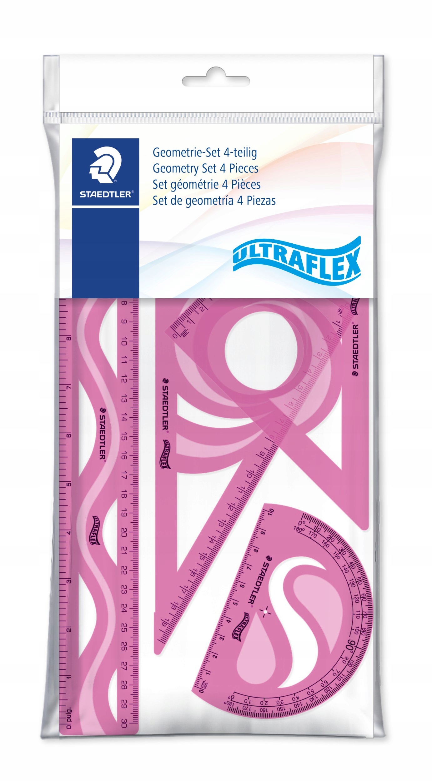 Zestaw komplet geometryczny STAEDTLER 30 FIOLET