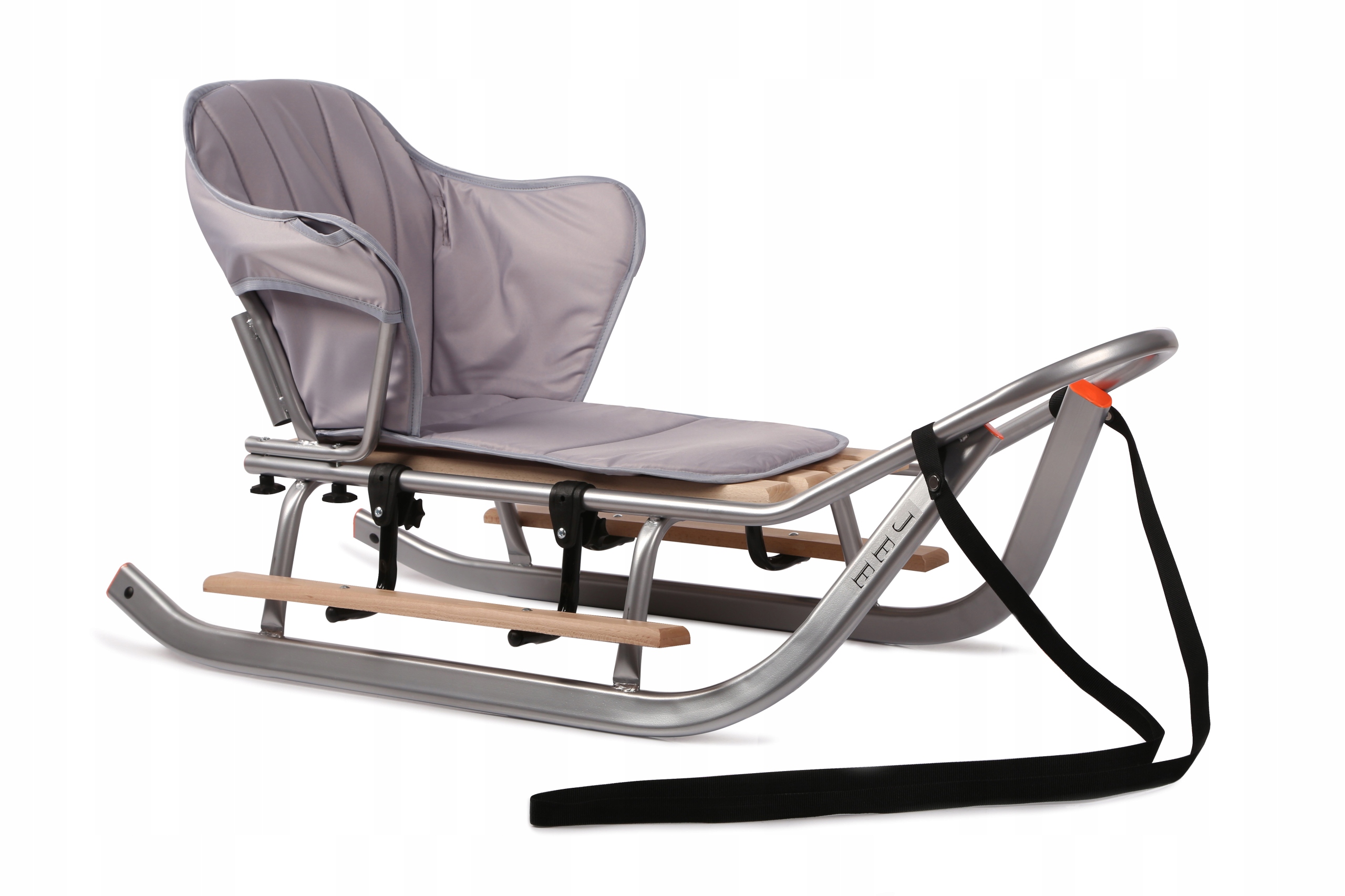 Sanki JEE dla dzieci + oparcie podnóżki materacyk