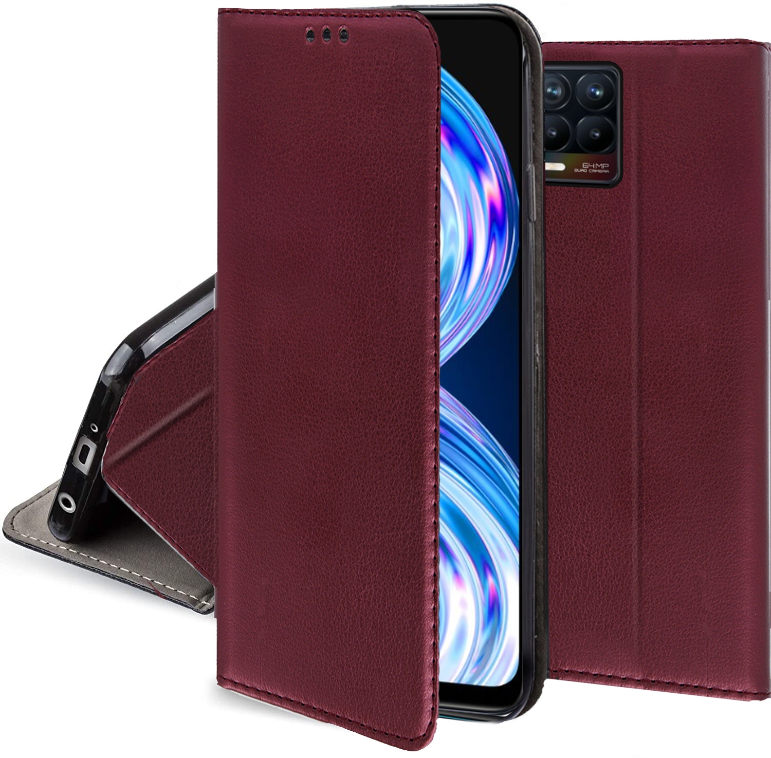 

Etui Magnetic Smart +szkło do Realme 8 8 Pro