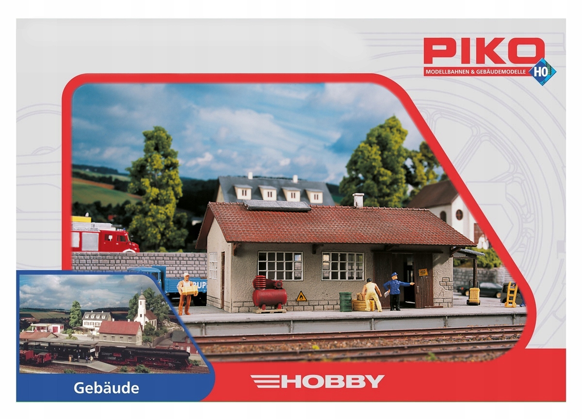 Železniční sklad Burgstein H0 1:87 budova pro železniční maketu