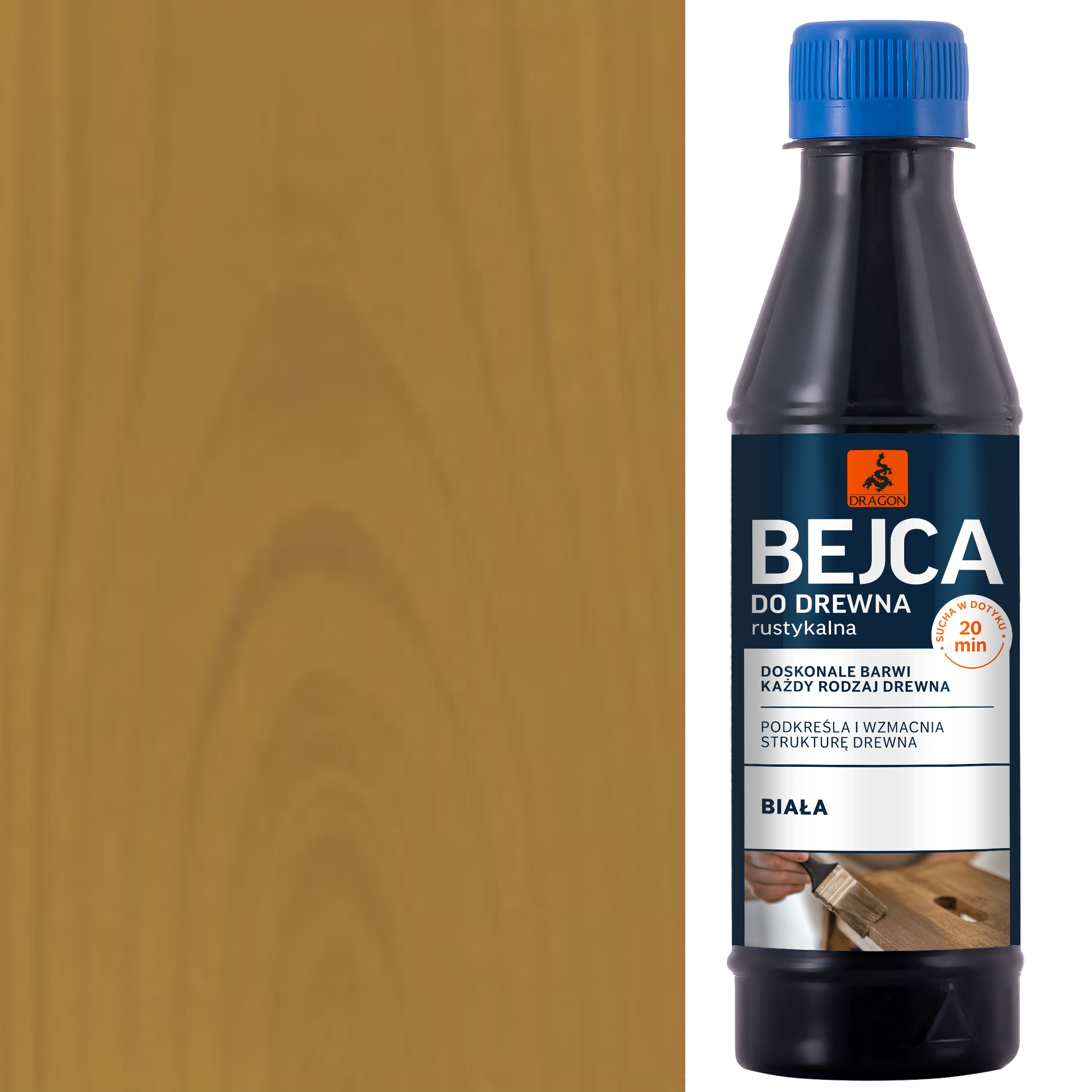 

Dragon Bejca Do Drewna Rustykalna 0,2 L Dąb Jasny