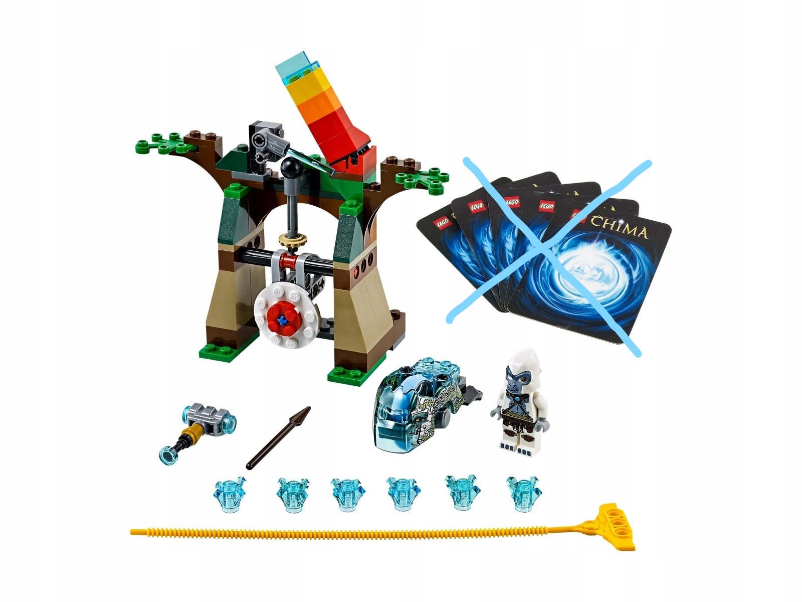 LEGO 70110 Legends of Chima - Cel na wieży Marka LEGO