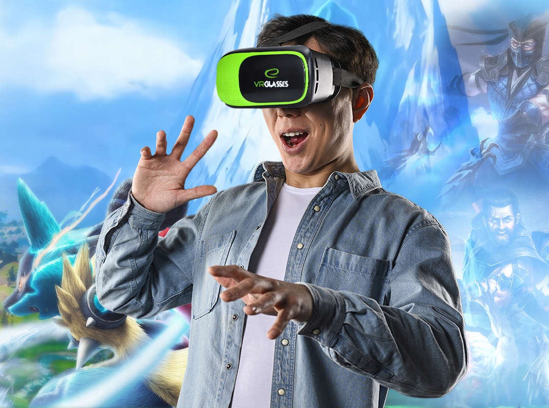 OKULARY GOGLE VR DO WSZYSTKICH TELEFONÓW DO 7 cali Stan opakowania oryginalne