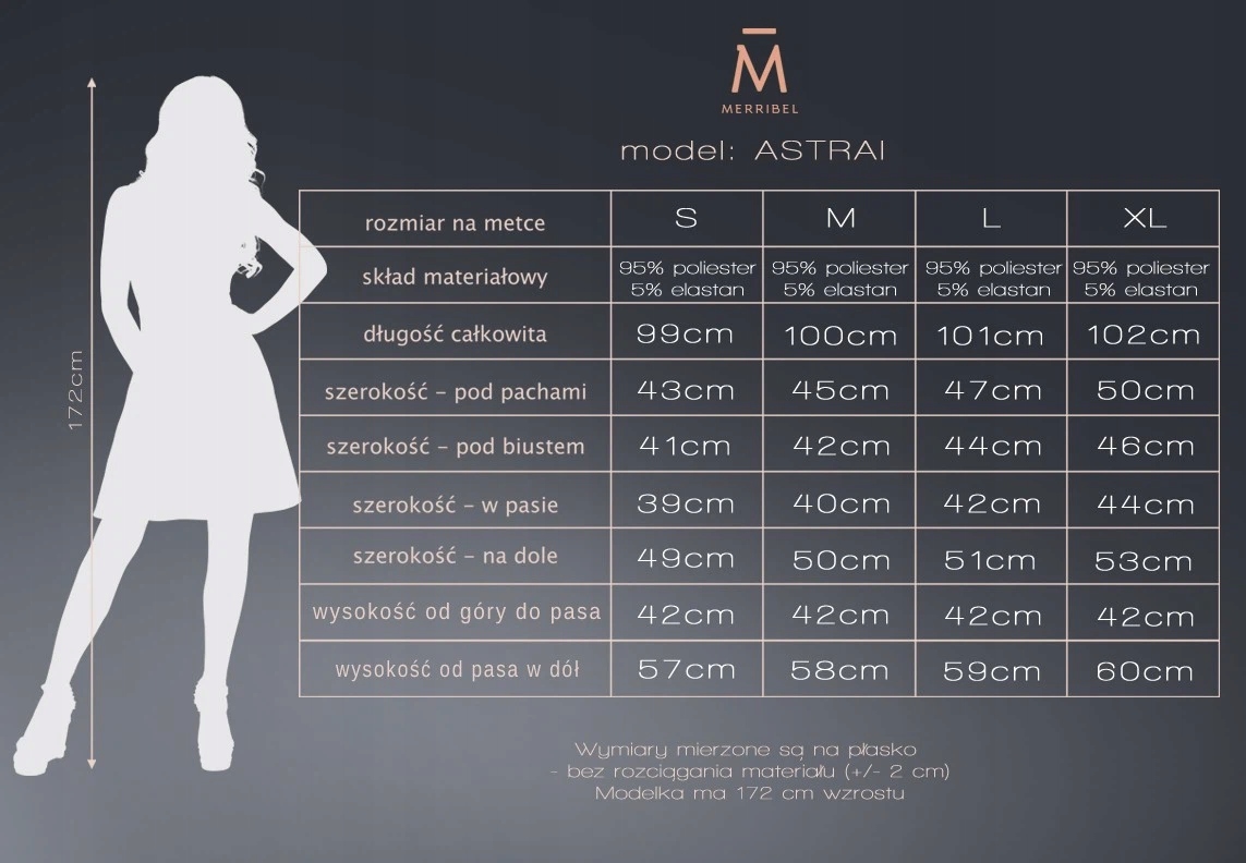 Černé Šaty Merribel Astrai, velikost M