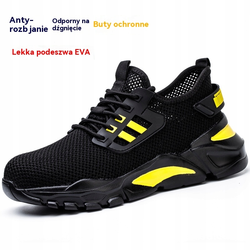 BUTY ROBOCZE Oddychający Z PODNOSKIEM OBUWIE SPORTOWE LEKKIE 38-45