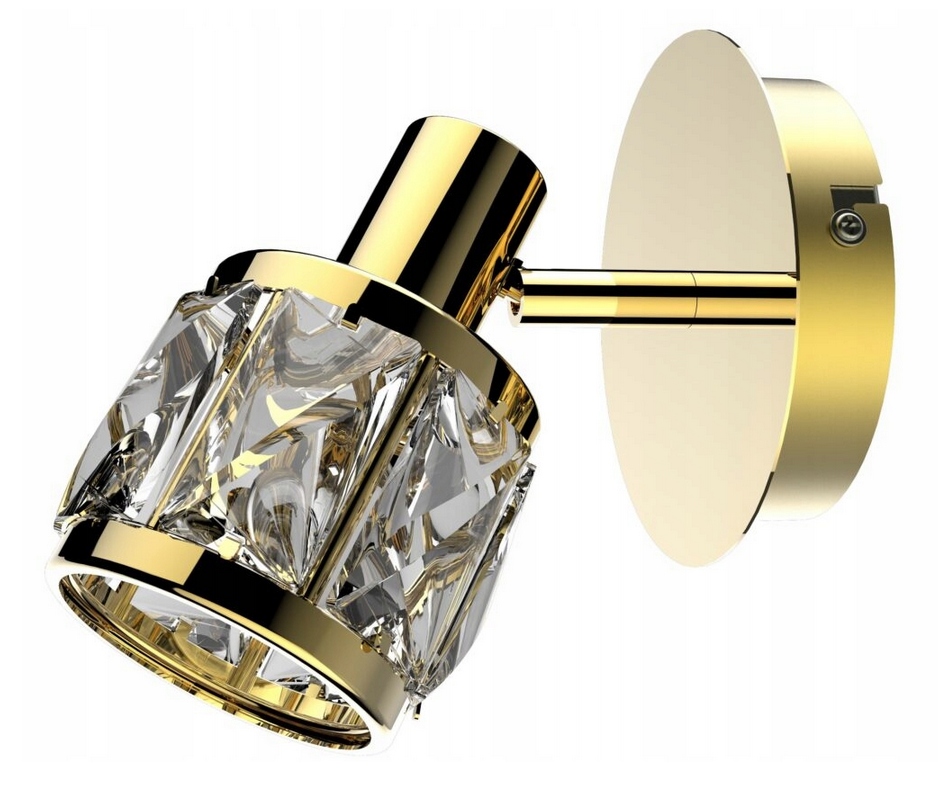 

Kinkiet Lampa sufitowa Venus 1 kryształki złota