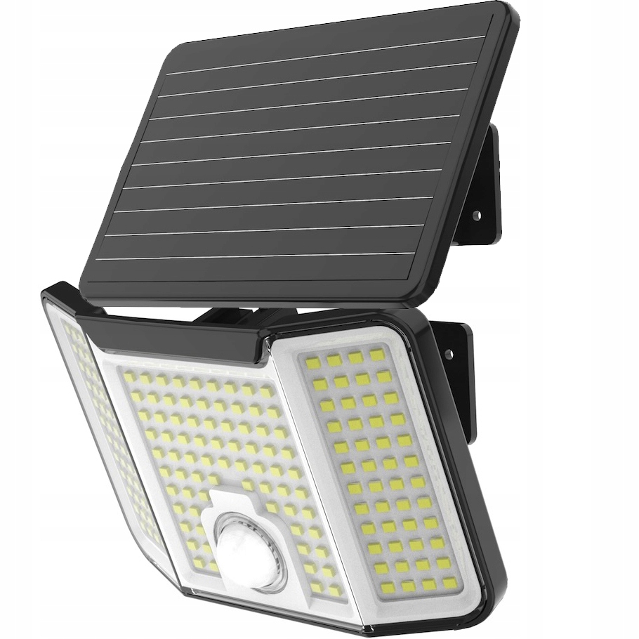 Lampa solarna LED Mocna 800 lm = 80W Halogen z czujnikiem ruchu i zmierzchu Kod producenta 5218